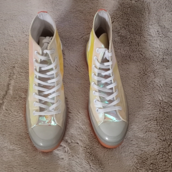Converse Chuck 70 High Vis Iridescent Rainbow Hologram Metallic Unisex Festival - Picture 2 of 7